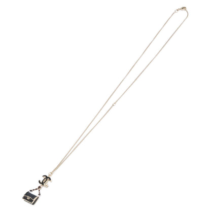 Chanel Quilted Bag Clover & CC Logo Motif Long Chain — view 2