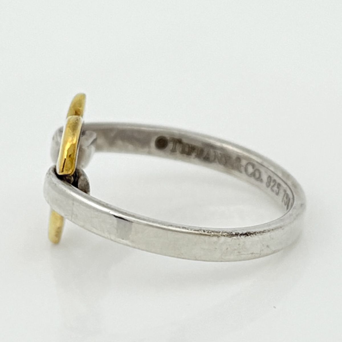 Tiffany & Co Ring Heart 18k Silver Gold — view 3