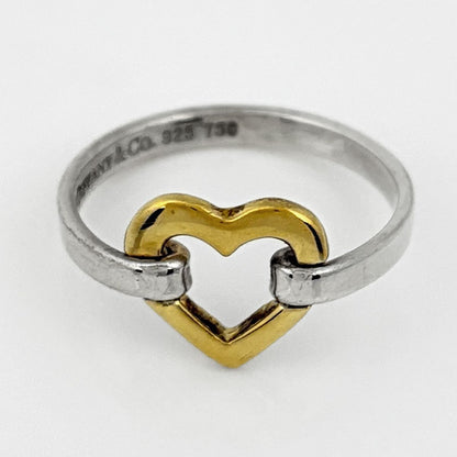 Tiffany & Co Ring Heart 18k Silver Gold — view 2