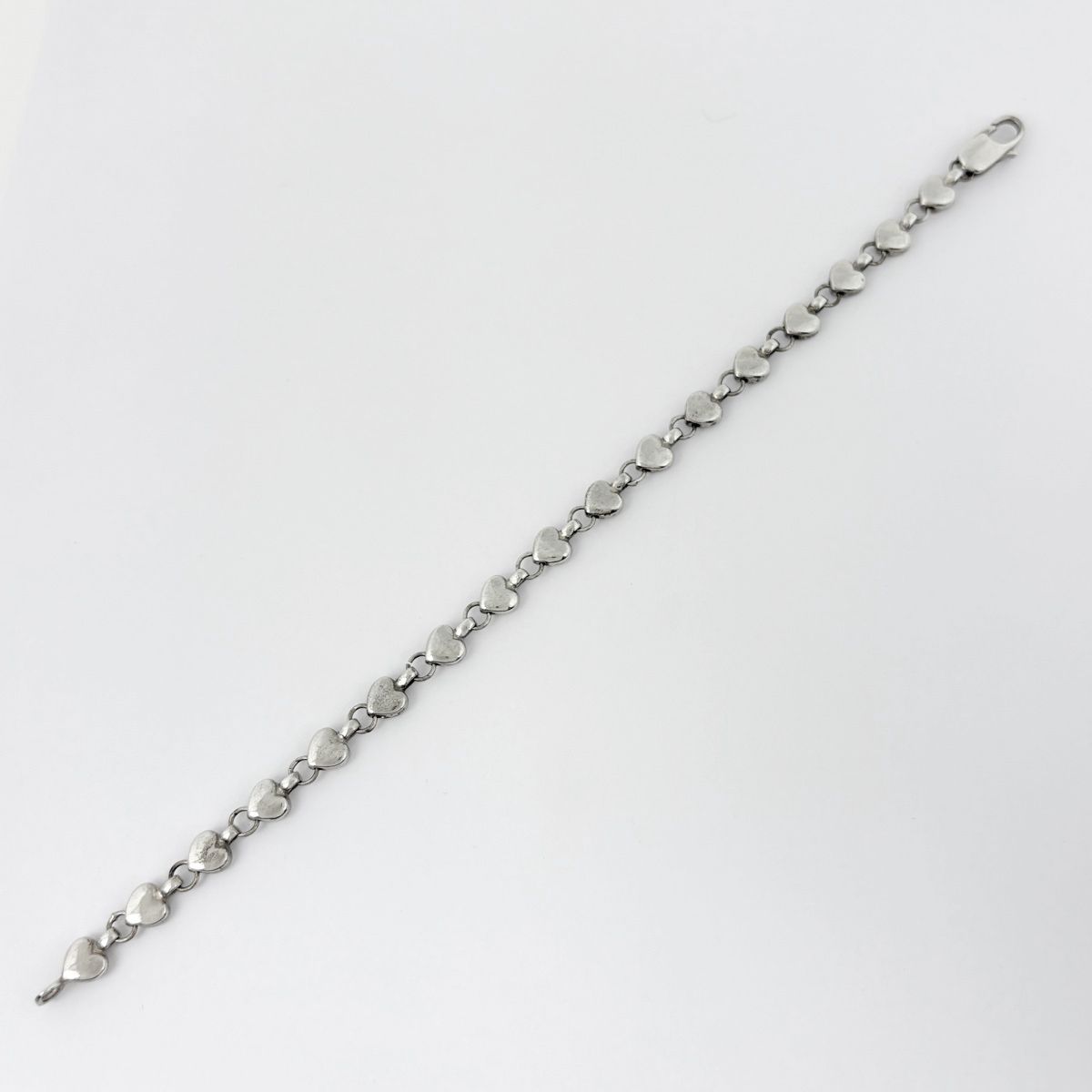 Tiffany & Co Bracelet Puff Heart 925 Sterling Silver — view 2