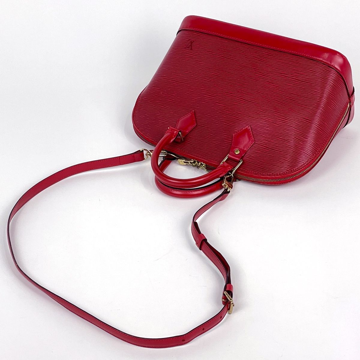 Louis Vuitton Alma Handbag 2-Way Epi Castilian Red — view 7