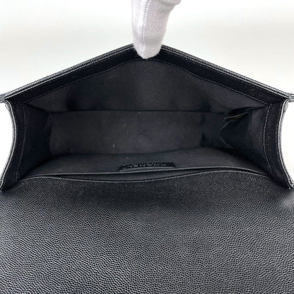 Chanel Shoulder Bag Boy CC Logo Caviar Leather Black — view 6
