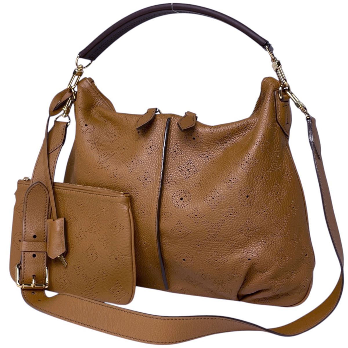 Louis Vuitton Selene PM Shoulder Bag 2-Way Monogram Mahina Glitter