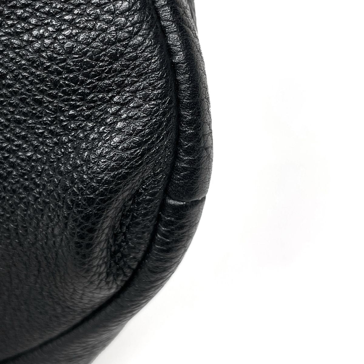 Gucci Belt Bag Logo Sherry Line Web Leather Black — view 3