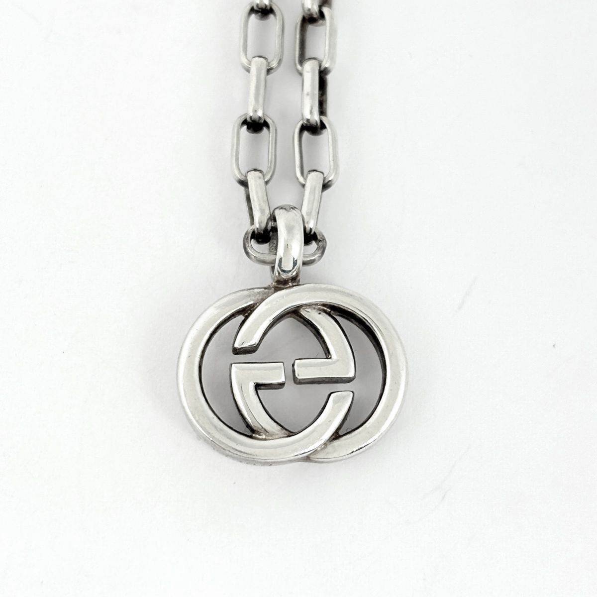 Gucci Necklace Interlocking G 925 Sterling Silver — view 2