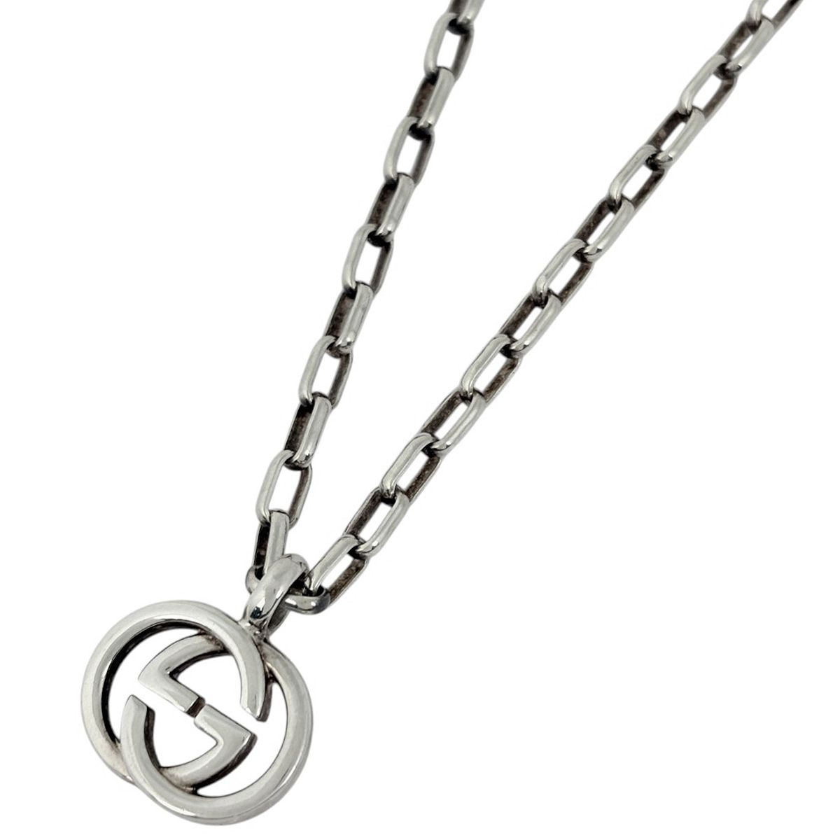 Gucci Necklace Interlocking G 925 Sterling Silver
