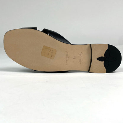 Louis Vuitton LV Isola Mules Shoes Sandals Calfskin Noir — view 3