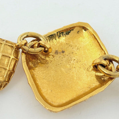 Chanel Necklace Quilted Gold Plated — view 5