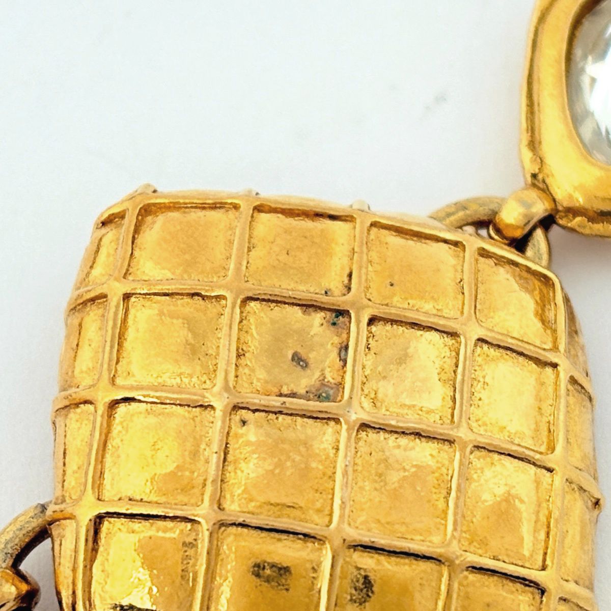Chanel Necklace Quilted Gold Plated — view 4