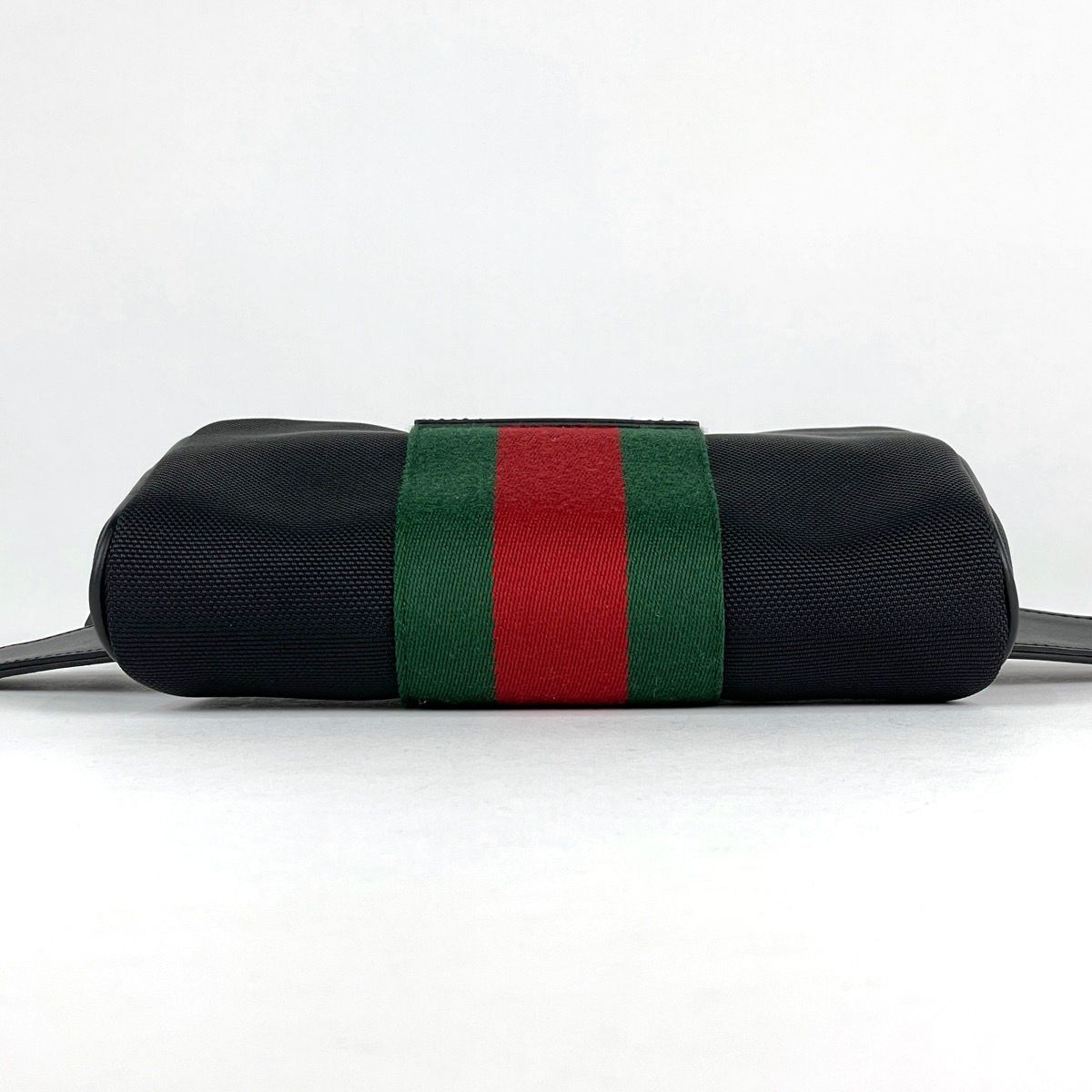 Gucci Belt Bag Sherry Line Web Canvas Black — view 3
