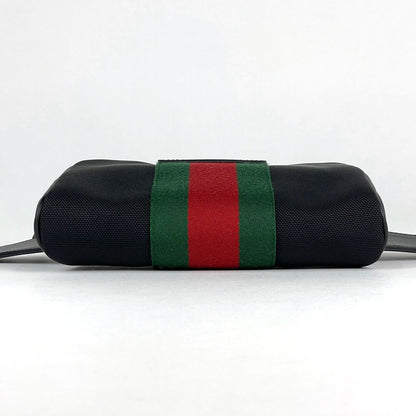 Gucci Belt Bag Sherry Line Web Canvas Black — view 3