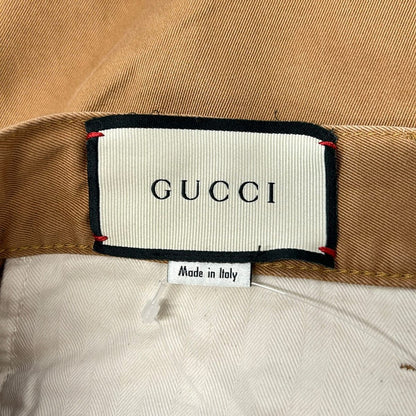 Gucci Pants S Light Brown Straight Chino Button Fly Cotton — view 3