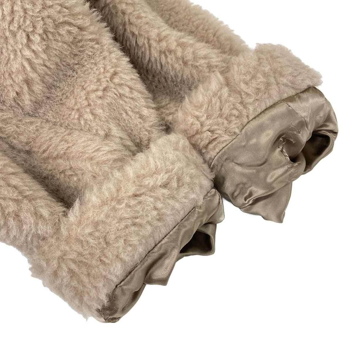 Max Mara Coat Teddy Bear Icon Beige Winter Wool Alpaca XS — view 6