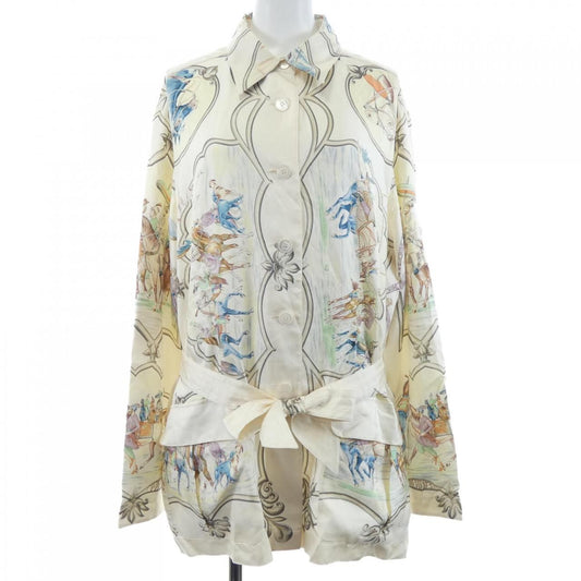 Hermes Vintage les Chevaux Des Moghols Twillaine Jacket