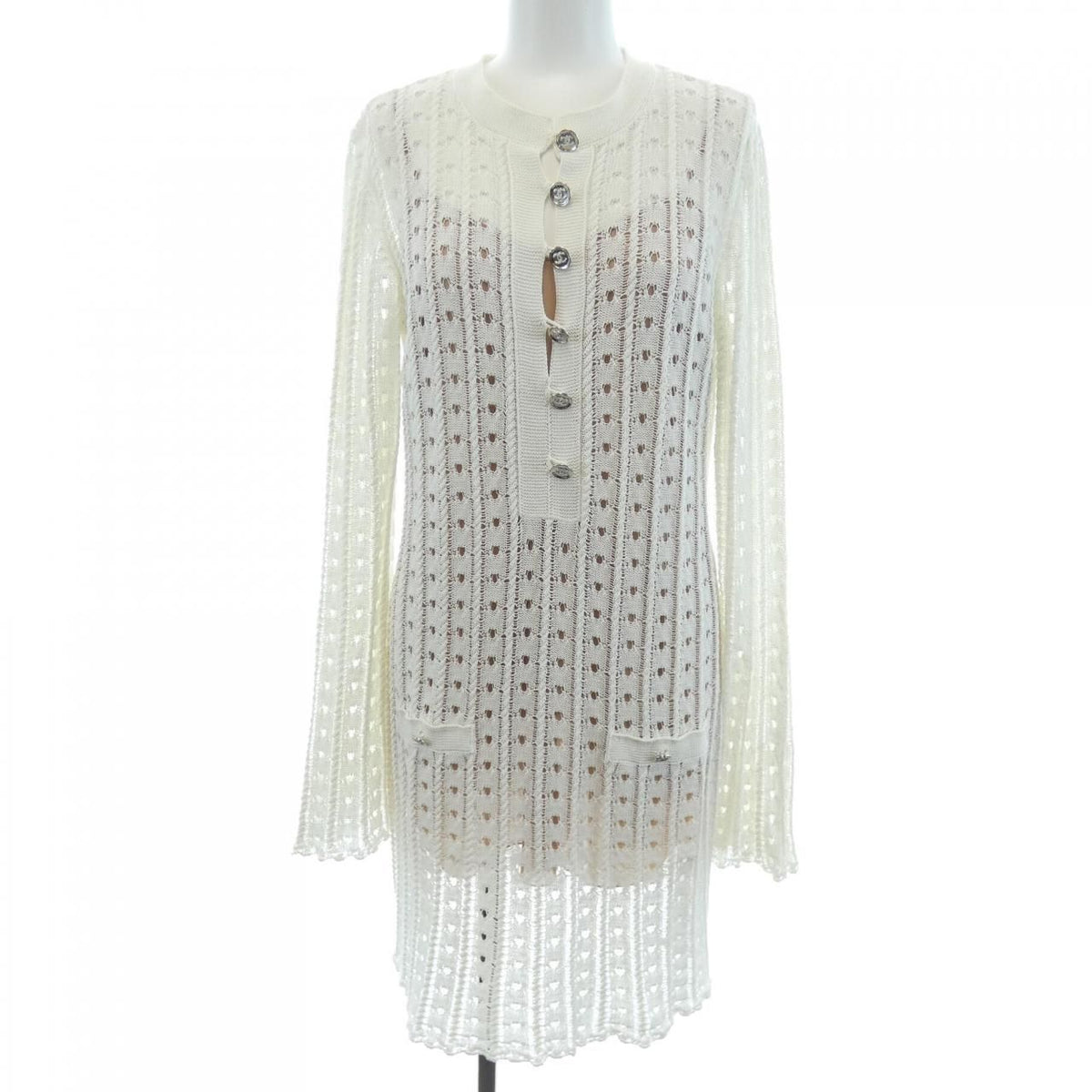 Chanel 23A Dress White