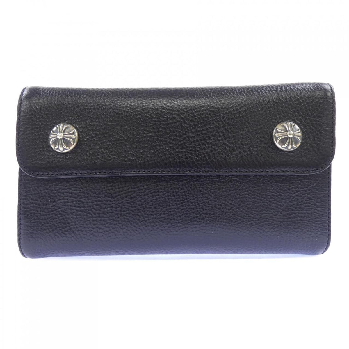 Chrome Hearts Wave Cross Btn Button 304 Wallet