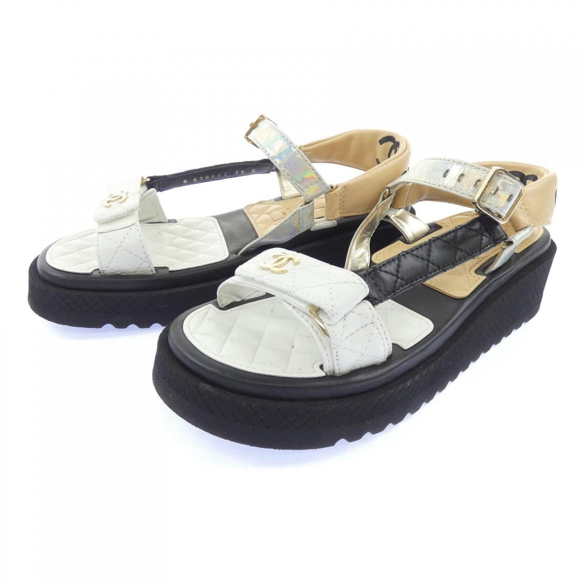 Chanel Sandals White — view 3