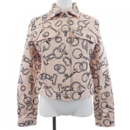 Hermes Kaleidoscope Effect Finesse Clou de Selle Denim Jacket