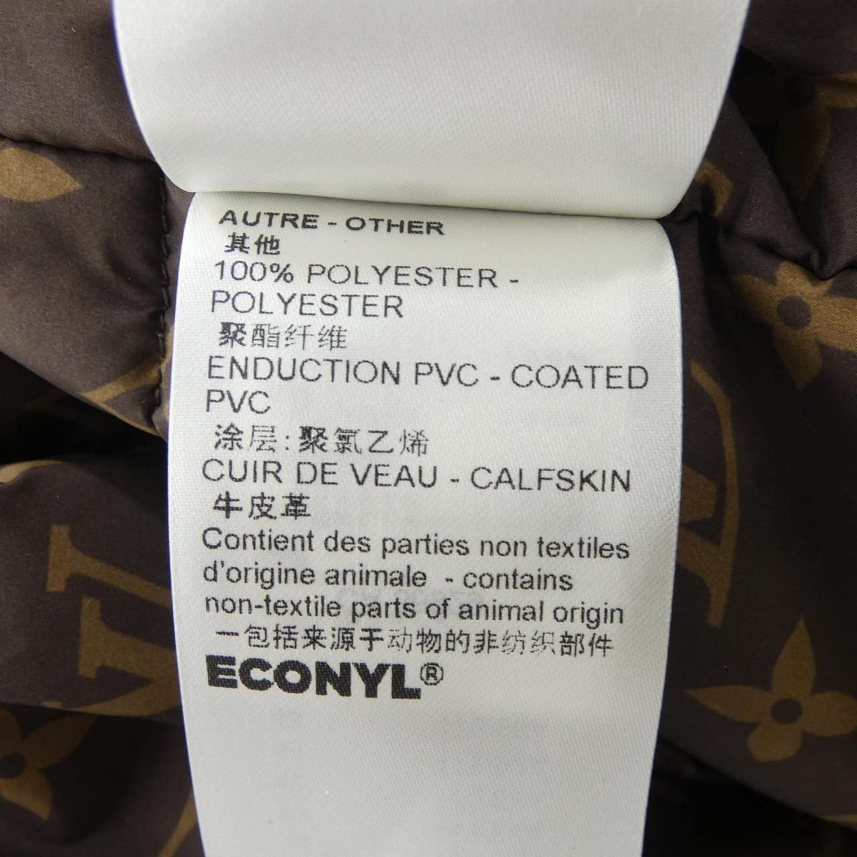 Louis Vuitton Long Pillow Puffer Wrap Coat — view 4