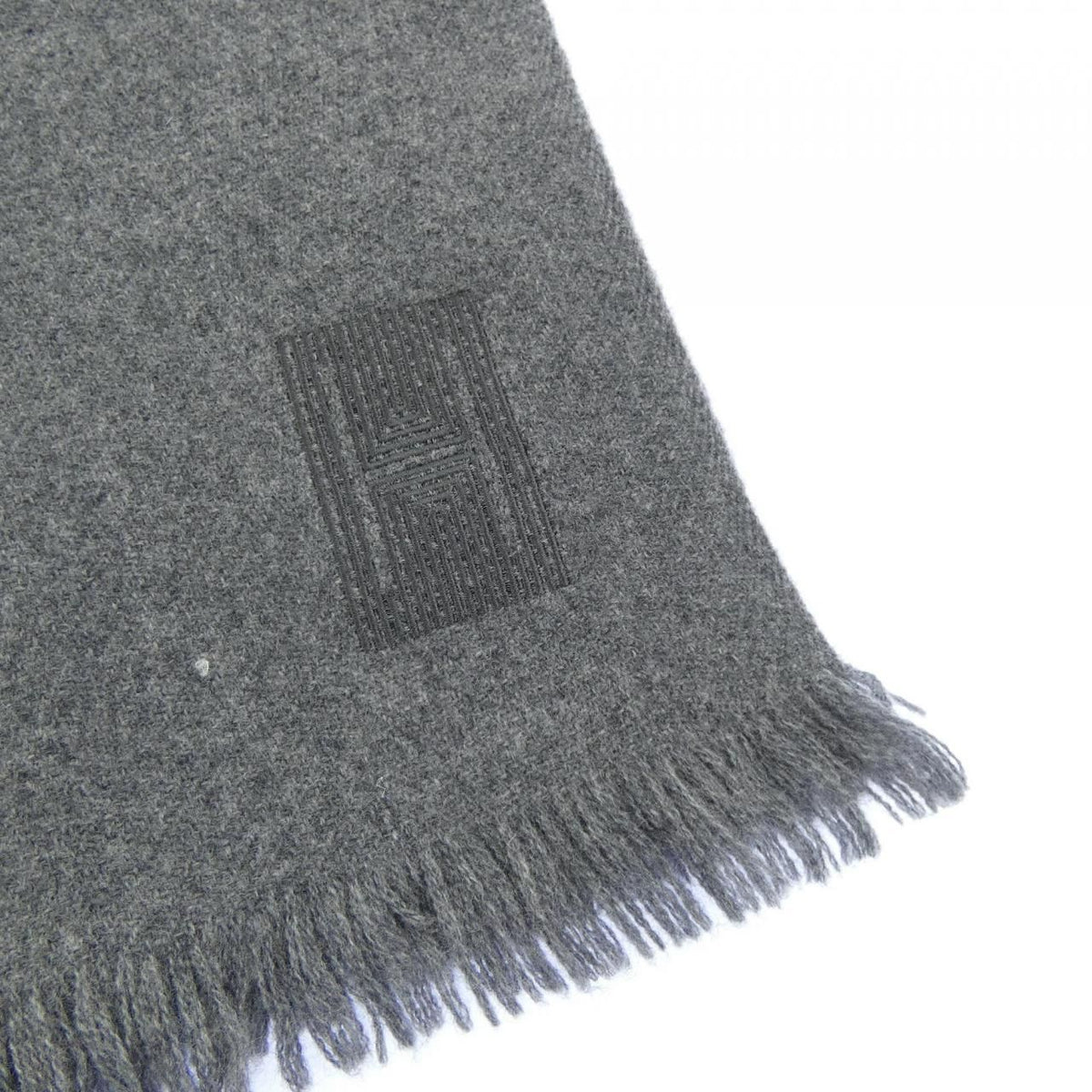 Hermes Stole Scarf Gray — view 2