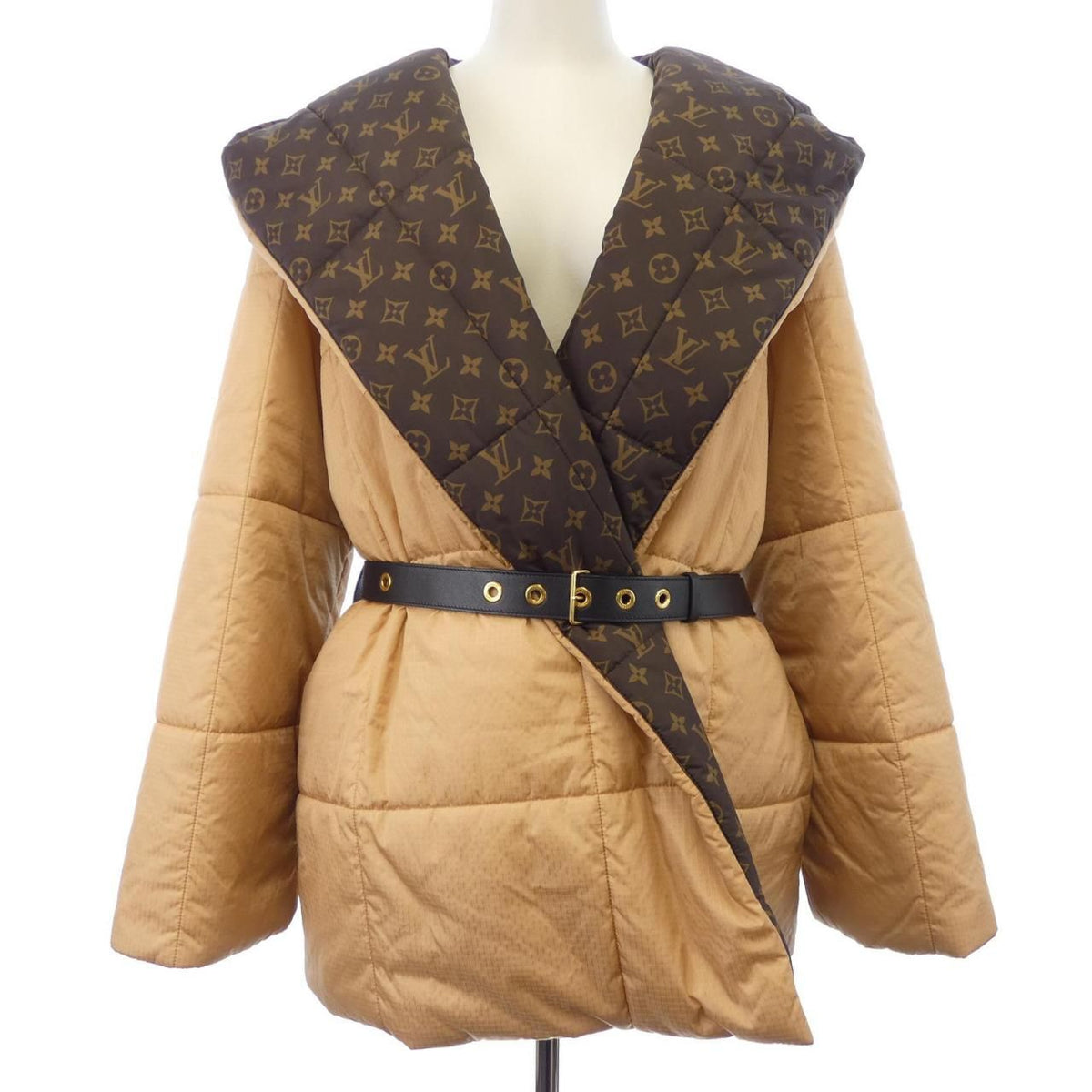 Louis Vuitton Short Pillow Puffer Wrap Coat