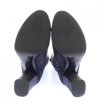 Chanel Long Boots Black — view 4