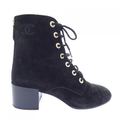 Chanel Short Boots Black