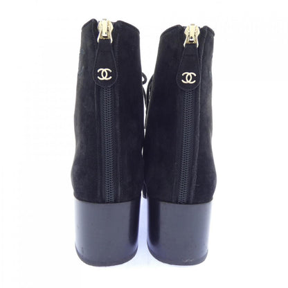 Chanel Short Boots Black — view 5