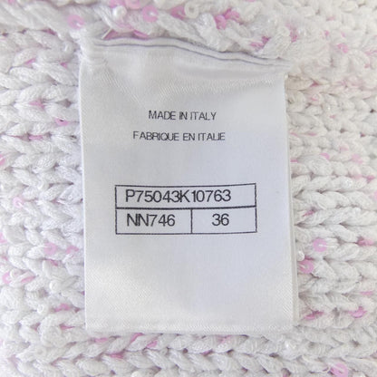 Chanel Collarless Jacket White — view 5