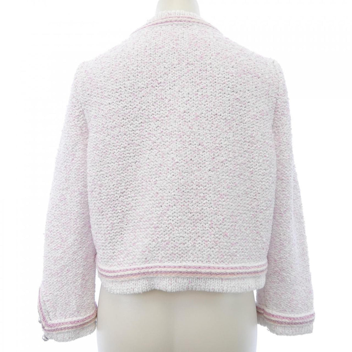 Chanel Collarless Jacket White — view 2
