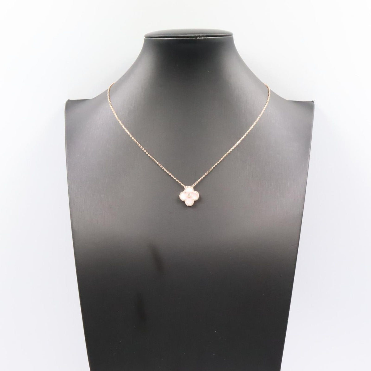 Van Cleef & Arpels Necklace Vintage Alhambra Pink Mother of Pearl Year Holiday — view 6