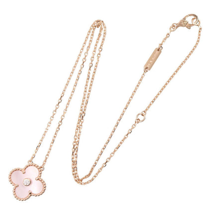 Van Cleef & Arpels Necklace Vintage Alhambra Pink Mother of Pearl Year Holiday — view 2