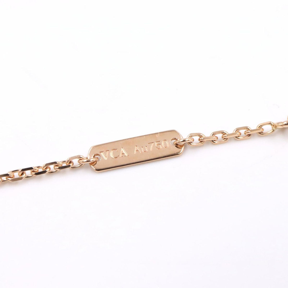 Van Cleef & Arpels Necklace Vintage Alhambra Pink Mother of Pearl Year Holiday — view 3
