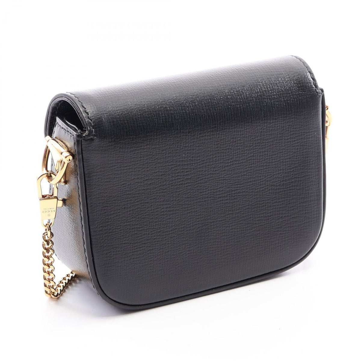 Gucci Shoulder Bag Horsebit 1955 Nano Black Leather — view 2