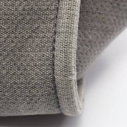 Chanel Tote Bag Deauville Gray White Black Canvas 2-Way Chain MM — view 7