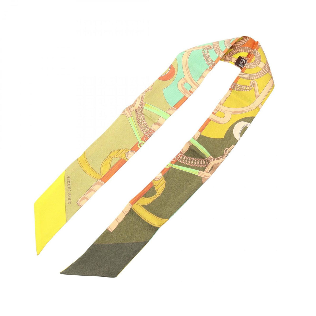 Hermes Scarf Twilly Eperon D'or Silk — view 2