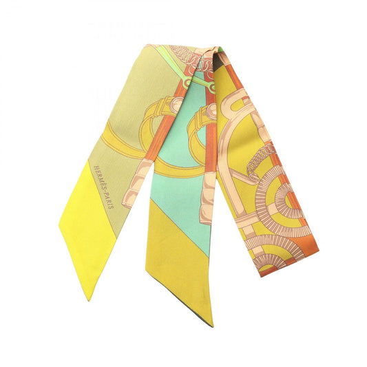 Hermes Scarf Twilly Eperon D'or Silk