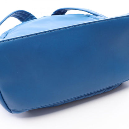 Bottega Veneta Backpack Intrecciato Blue Leather — view 7