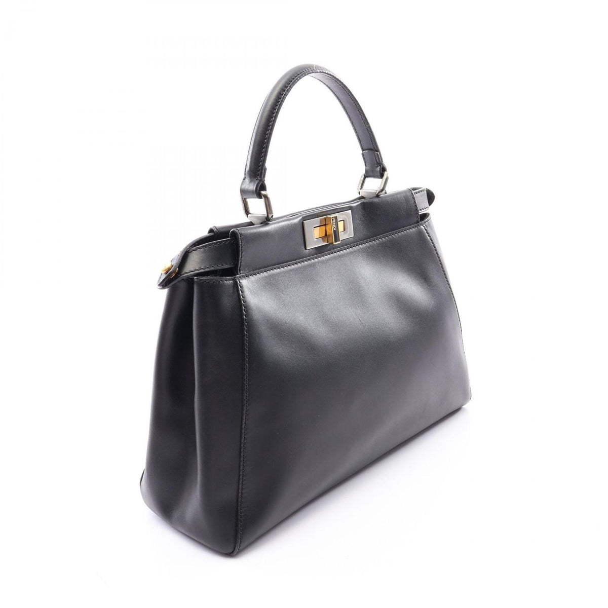 Fendi Handbag Peekaboo Regular Black Leather — view 2