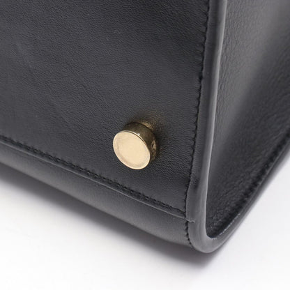 Saint Laurent Paris Handbag Monogram Cabas 2-Way Black Leather Small — view 7
