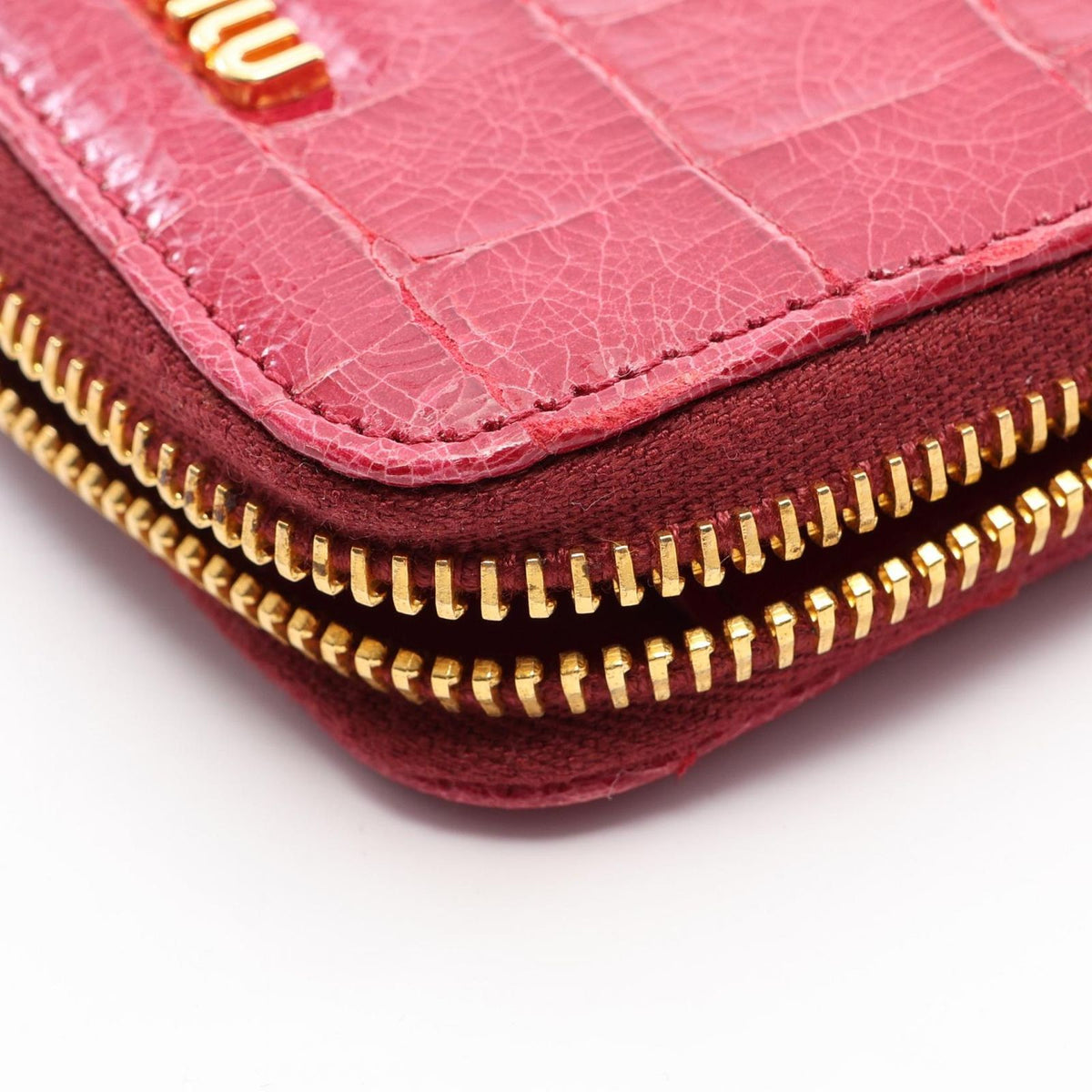 Miu Miu Coin Purse Pink Leather — view 7