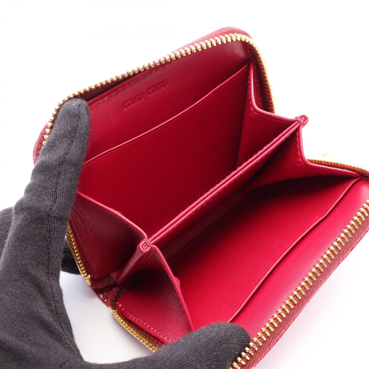Miu Miu Coin Purse Pink Leather — view 3