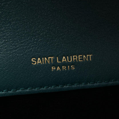 Saint Laurent Paris Shoulder Bag Niki Baby Blue Green Fabric — view 4