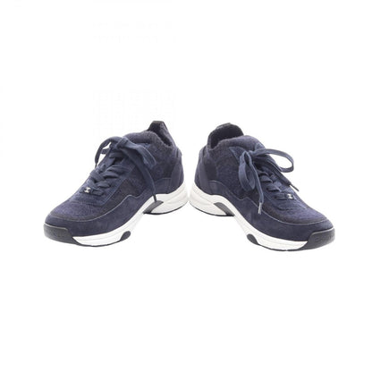 Chanel Sneakers CC Logo Fabric Suede — view 3