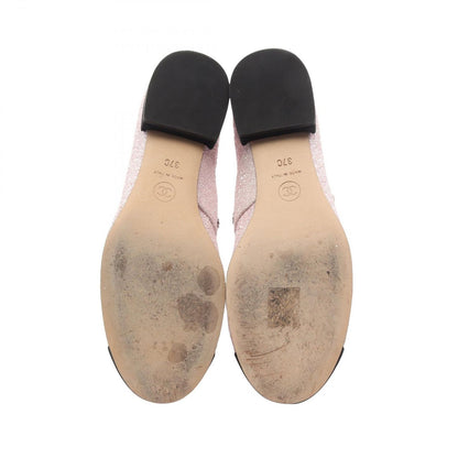 Chanel Pumps CC Logo Glitter Leather Shoes — view 4