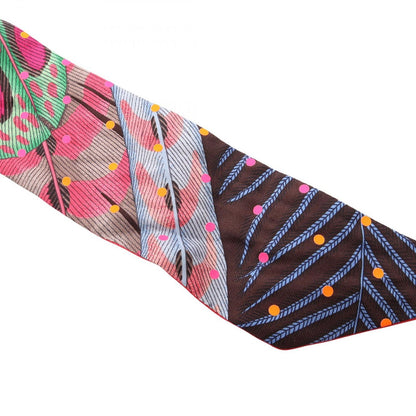Hermes Scarf Twilly Plumetis Ribbon Silk — view 6