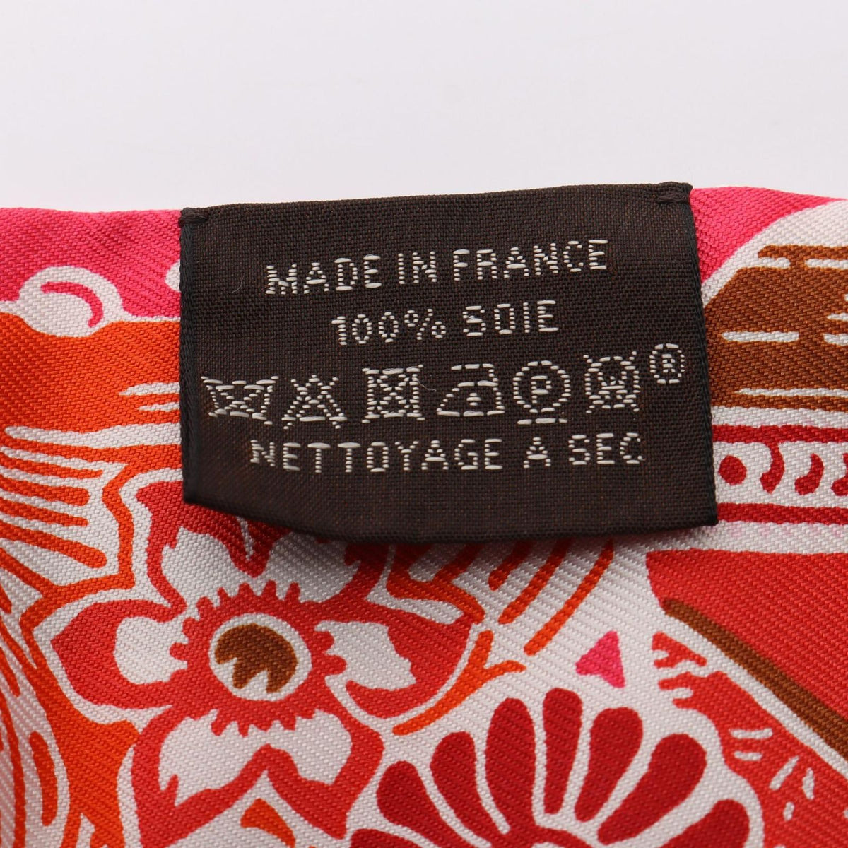 Hermes Scarf Twilly Bingata Red Silk — view 5