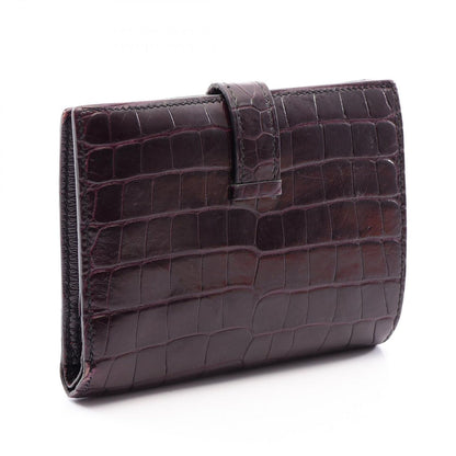 Hermes Bifold Wallet Bearn Compact Raisin — view 2
