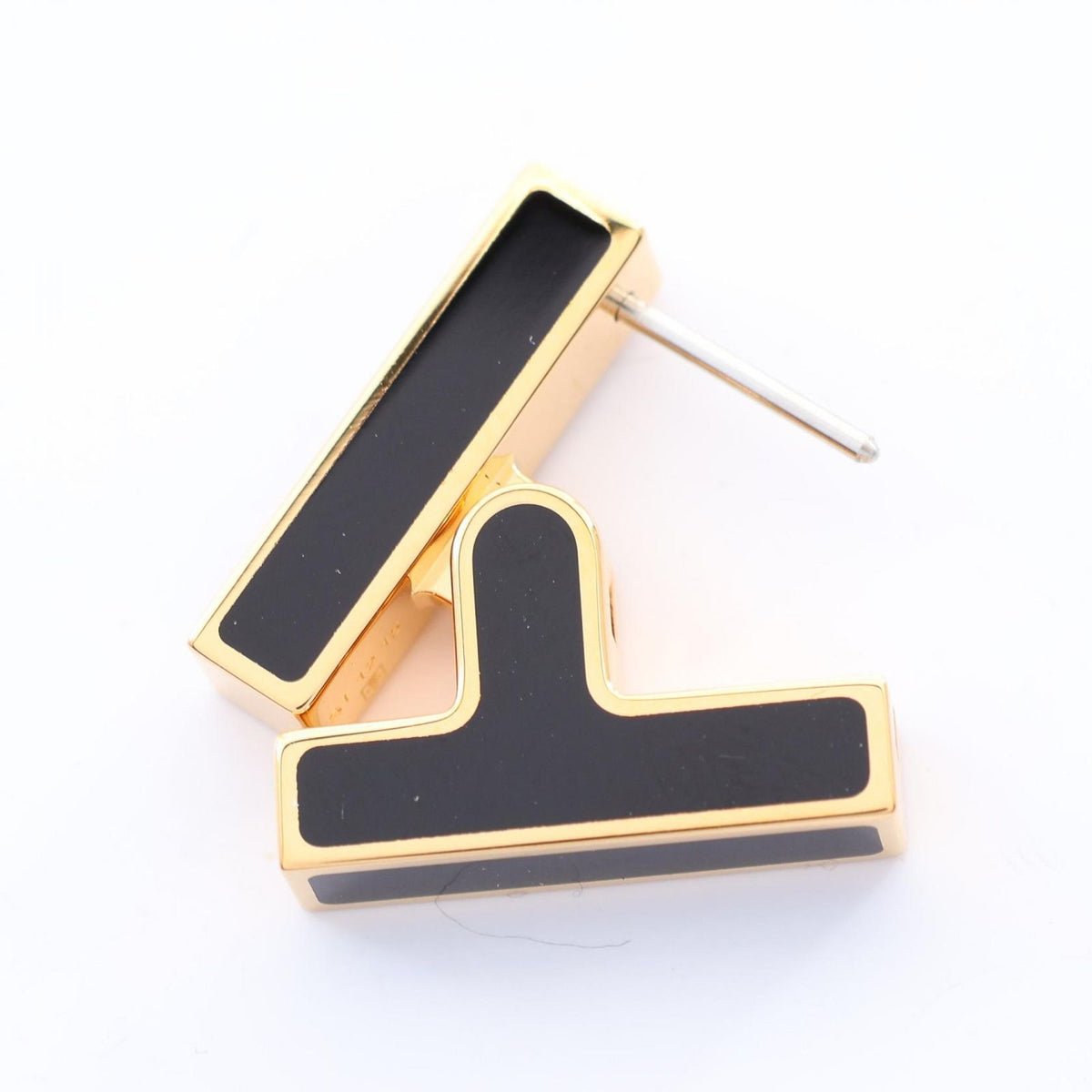 Hermes Single Earrings Gold — view 3
