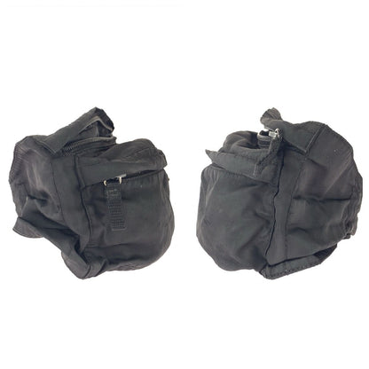 Prada Tessuto Black Silver Nylon Belt Bag — view 8